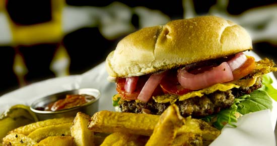 Food Menu - Burger and Fries