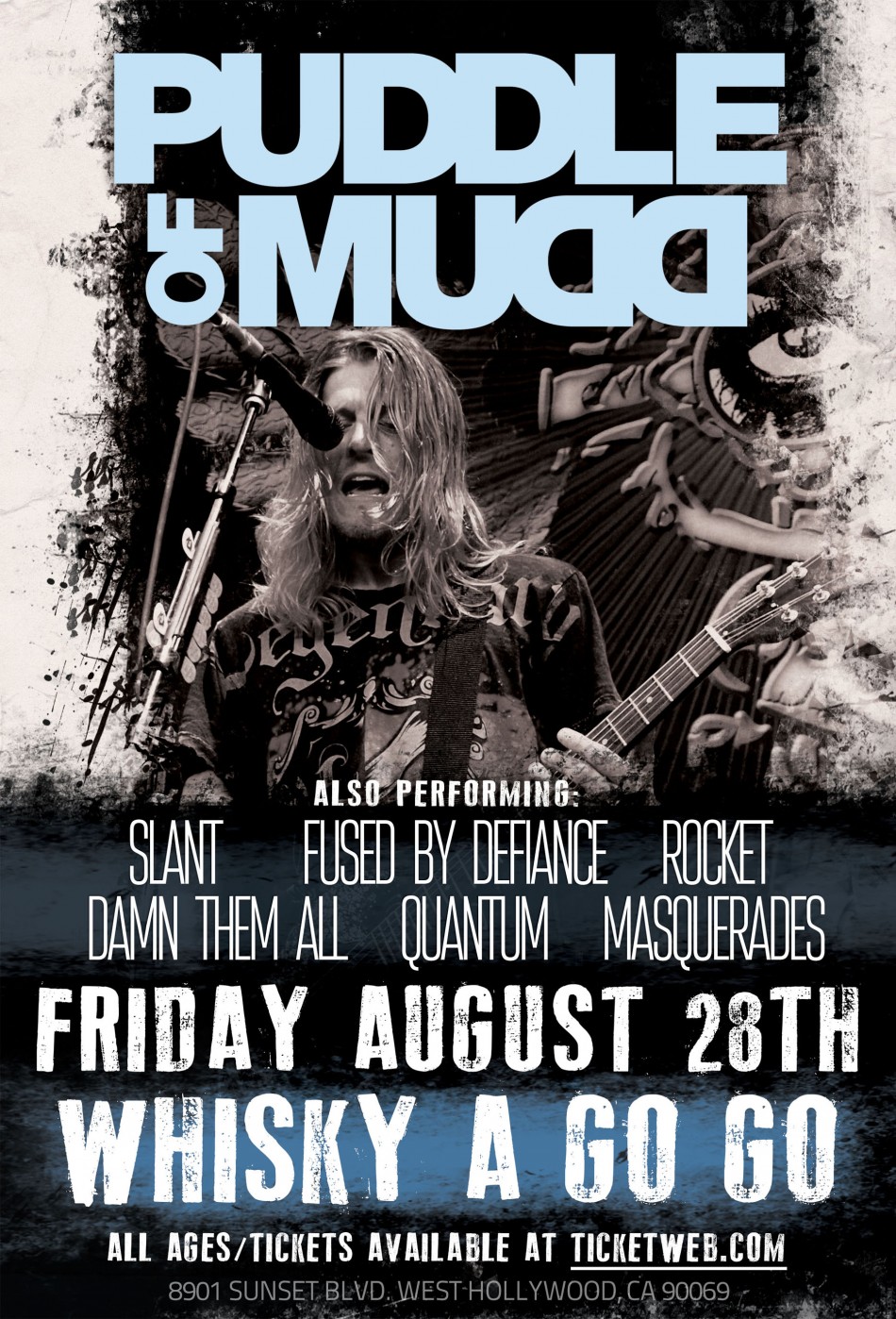 PUDDLE OF MUDD + SLANT, FUSED BY DEFIANCE, ROCKET, INTERFATE, QUANTUM