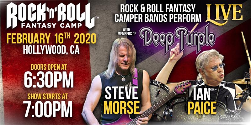Rock and Roll Fantasy Camp featuring Ian Paice and Steve Morse from Deep Purple Live!