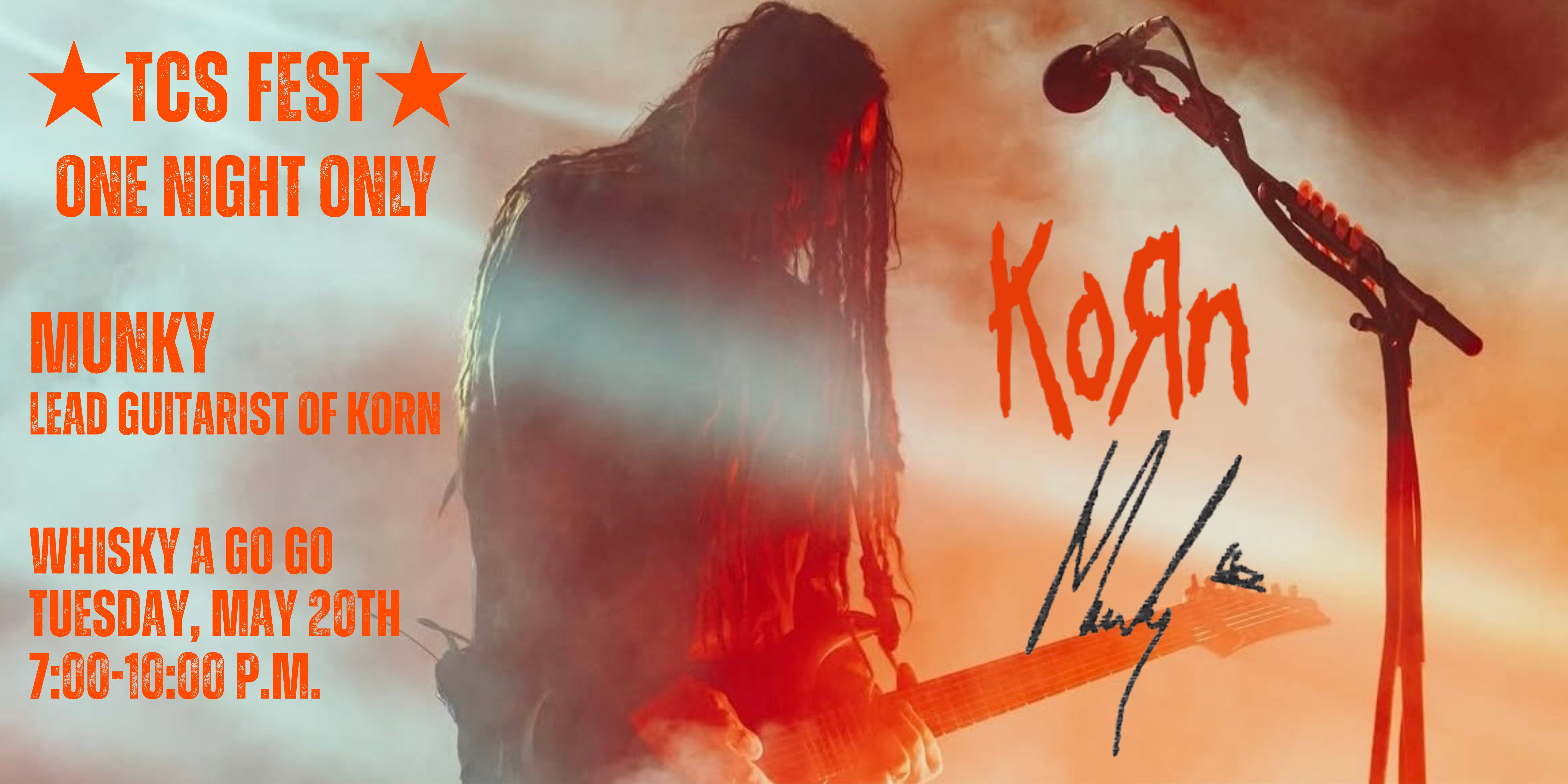 TCS FEST Featuring Munky from Korn