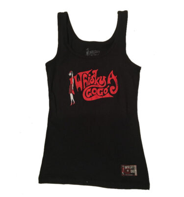 Whisky A Go Go Girls Tank Red Logo