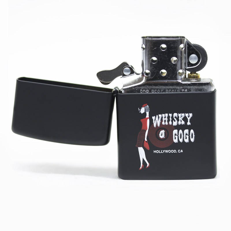 Whisky A Go Go Zippo Lighter black w/ Vintage logo