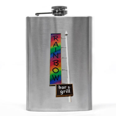 The Rainbow Bar and Grill Flask stainless steel