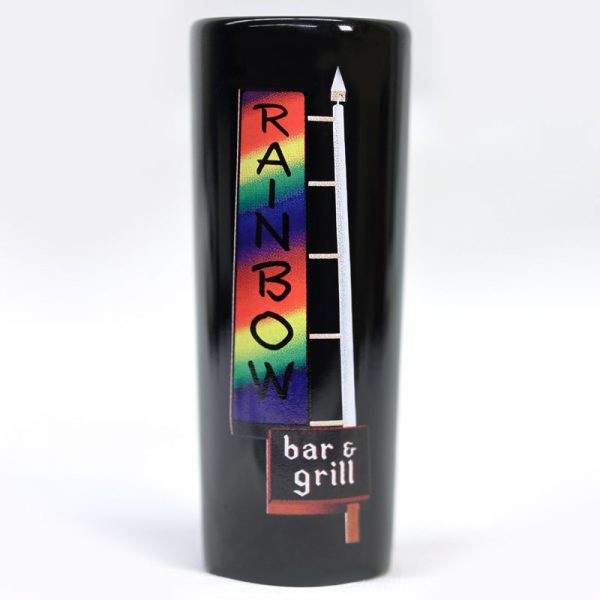 The Rainbow Bar and Grill Shot Glass w/ Logo