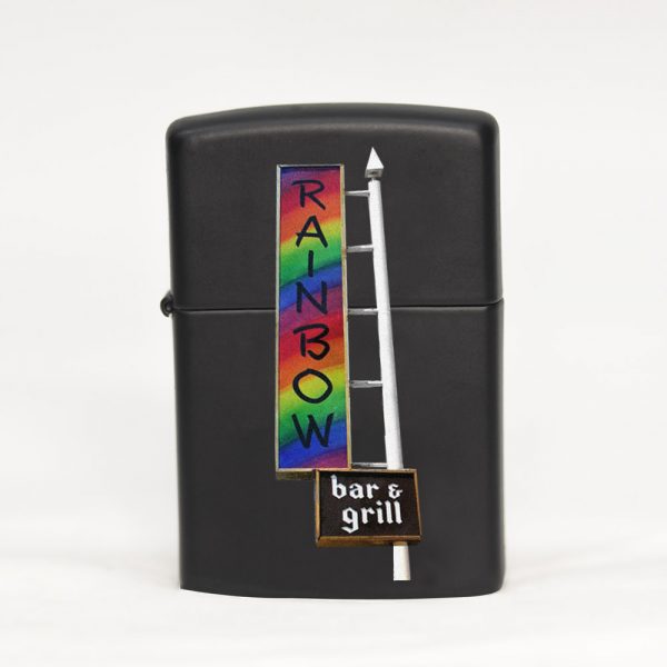The Rainbow Bar and Grill Zippo Lighter w/ Logo