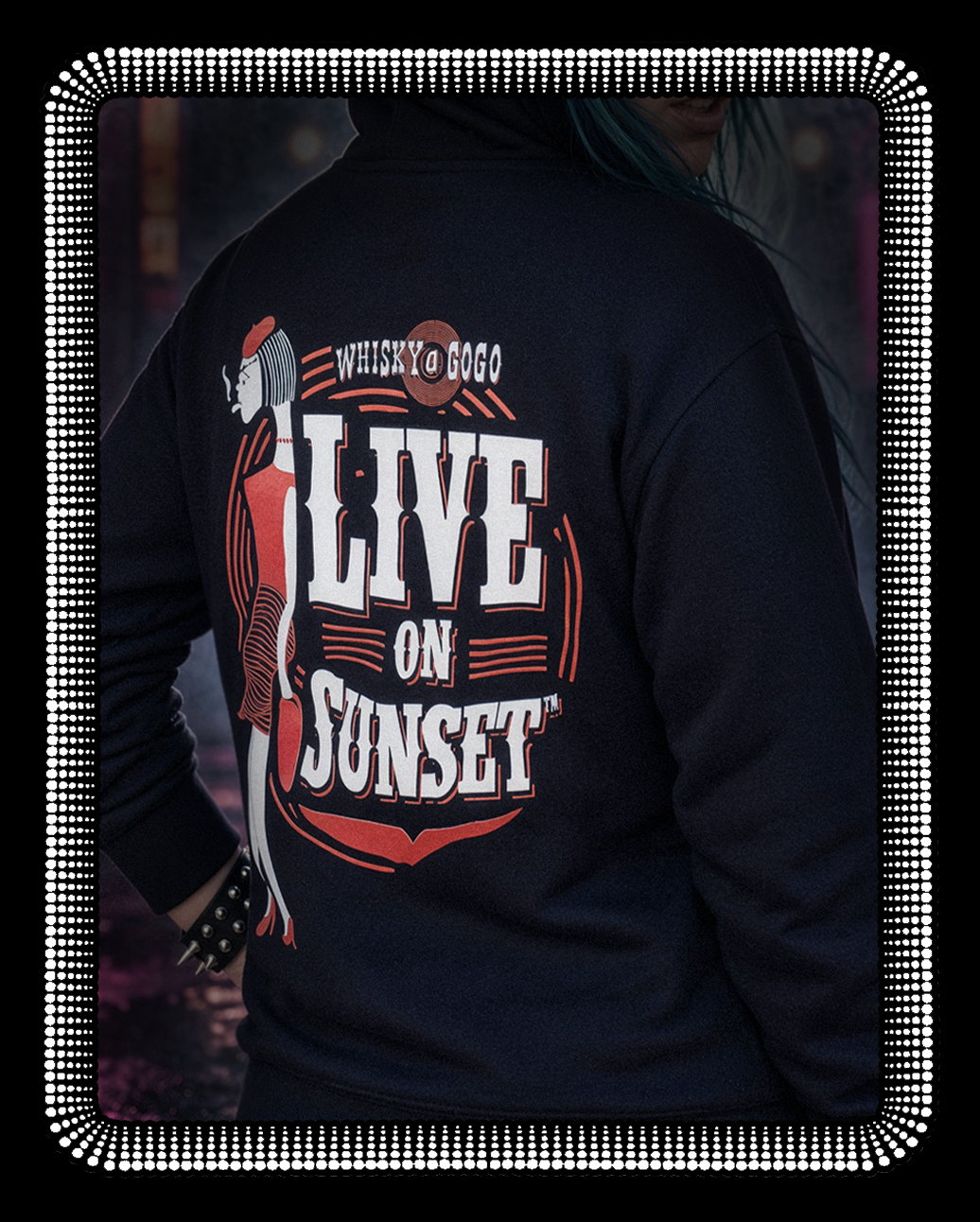 Whisky a Go Go – Live on Sunset Beach Hooded BACK